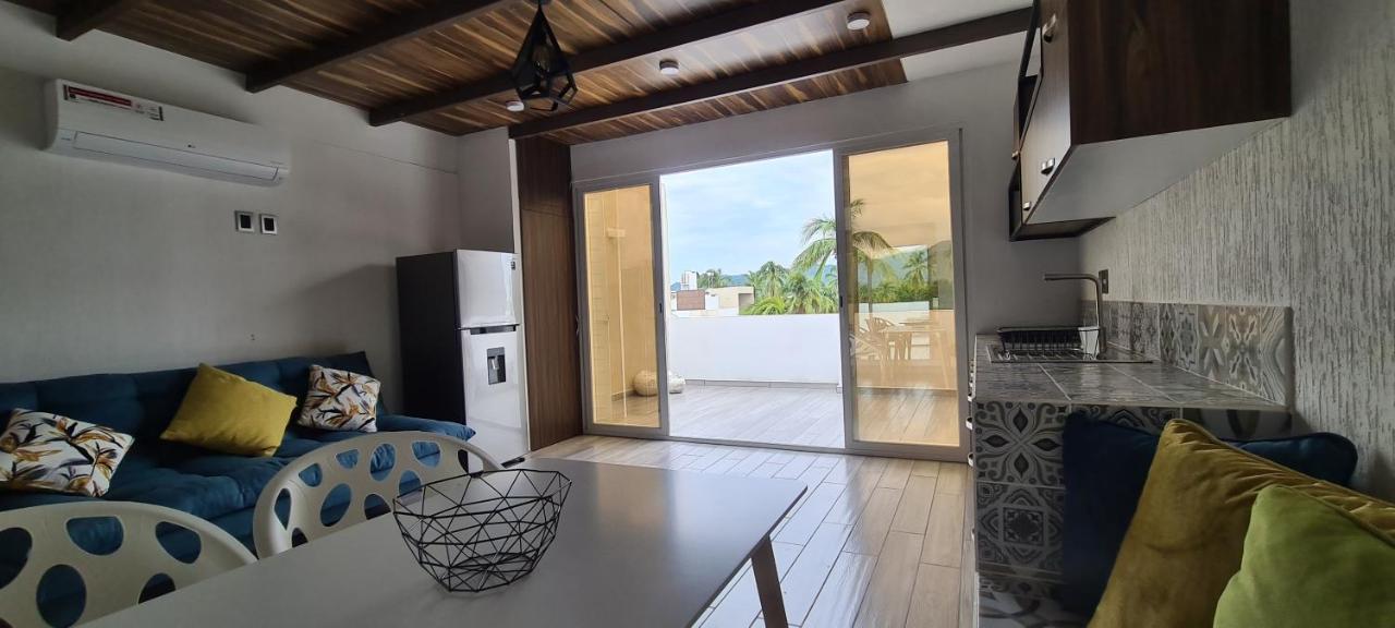 Moderno Depa Con Terraza Y Vista Extraordinaria Apartment Manzanillo Ngoại thất bức ảnh