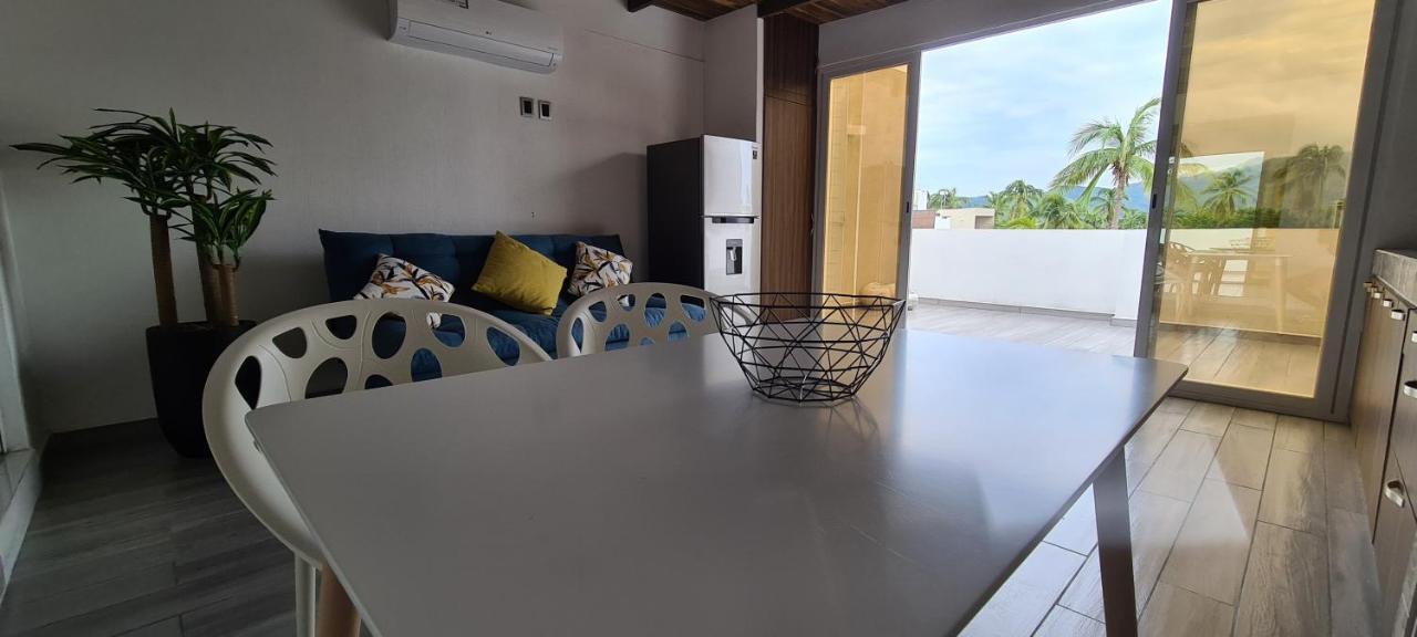Moderno Depa Con Terraza Y Vista Extraordinaria Apartment Manzanillo Ngoại thất bức ảnh