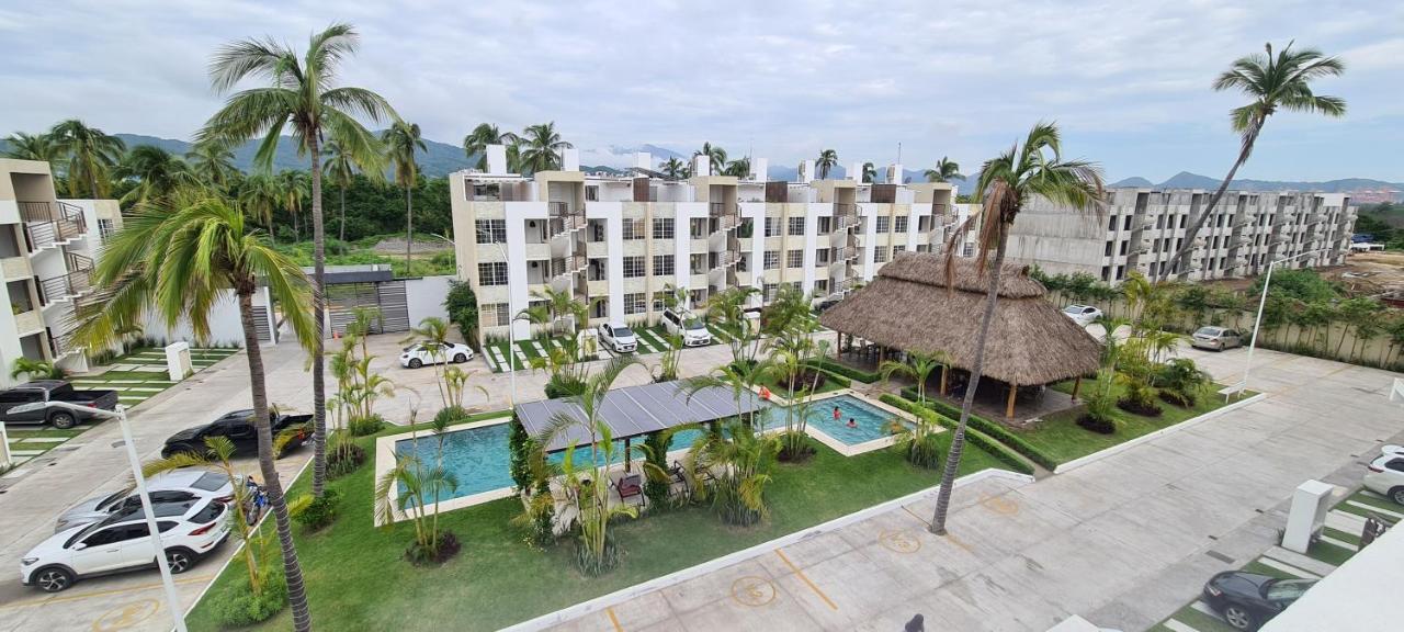 Moderno Depa Con Terraza Y Vista Extraordinaria Apartment Manzanillo Ngoại thất bức ảnh